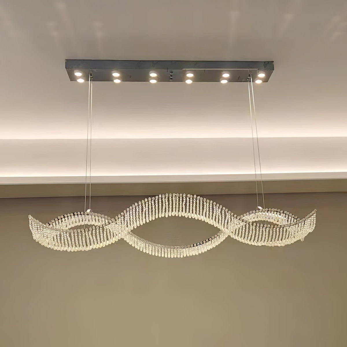 Caelox Postmodern Luxury Crystal Chandelier