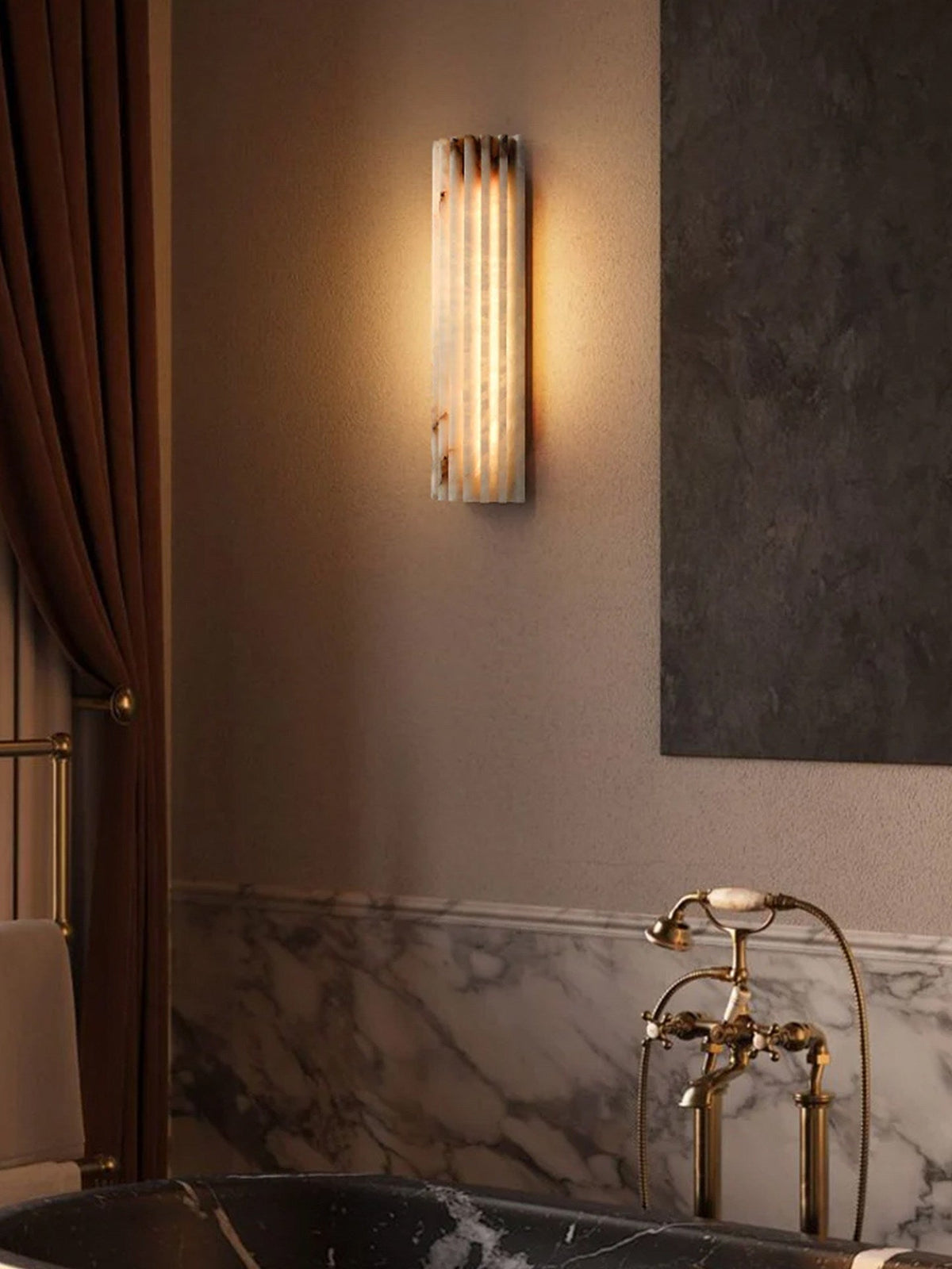 Bikel Alabaster Indoor Wall Light