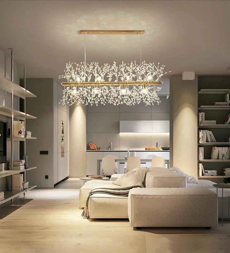 Haze Chandelier Crystal Dandelion with Crystals