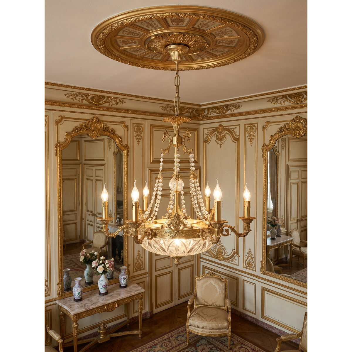 Emuma Brass Chandelier