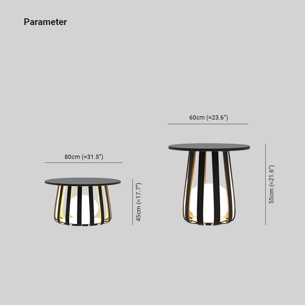 Ray Table Metal Outdoor Solar Floor Lamp Hardwired Solar - Lamp Outdoor