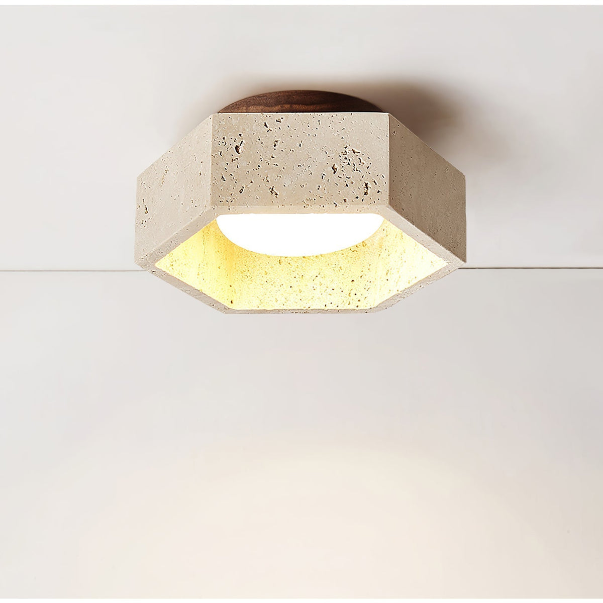 Noriaine Travertine Ceiling Light