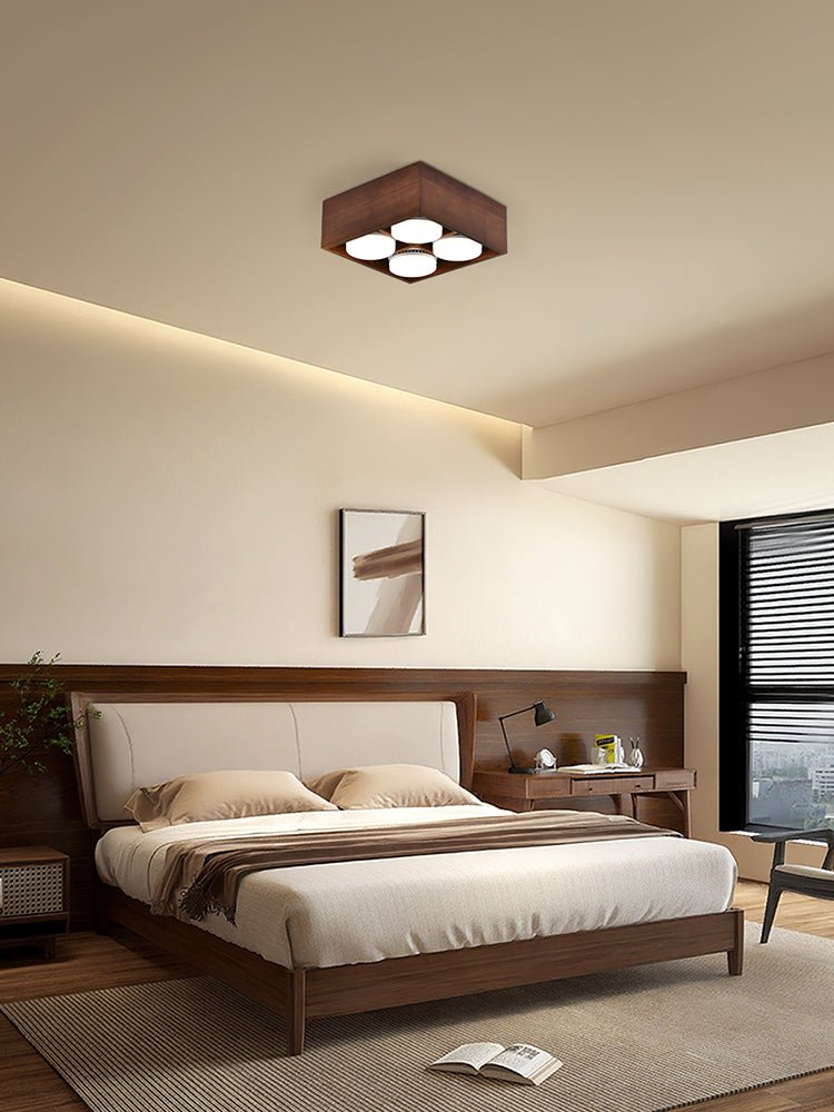Eliza Minimalist Wood Ceiling Light