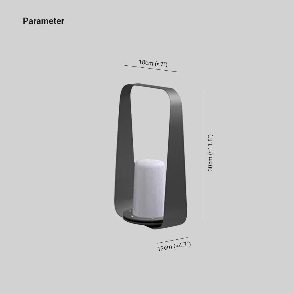 Ray Minimalist Portable Rechargeable Lamp de Table Coffee/Gray - Lamp Outdoor