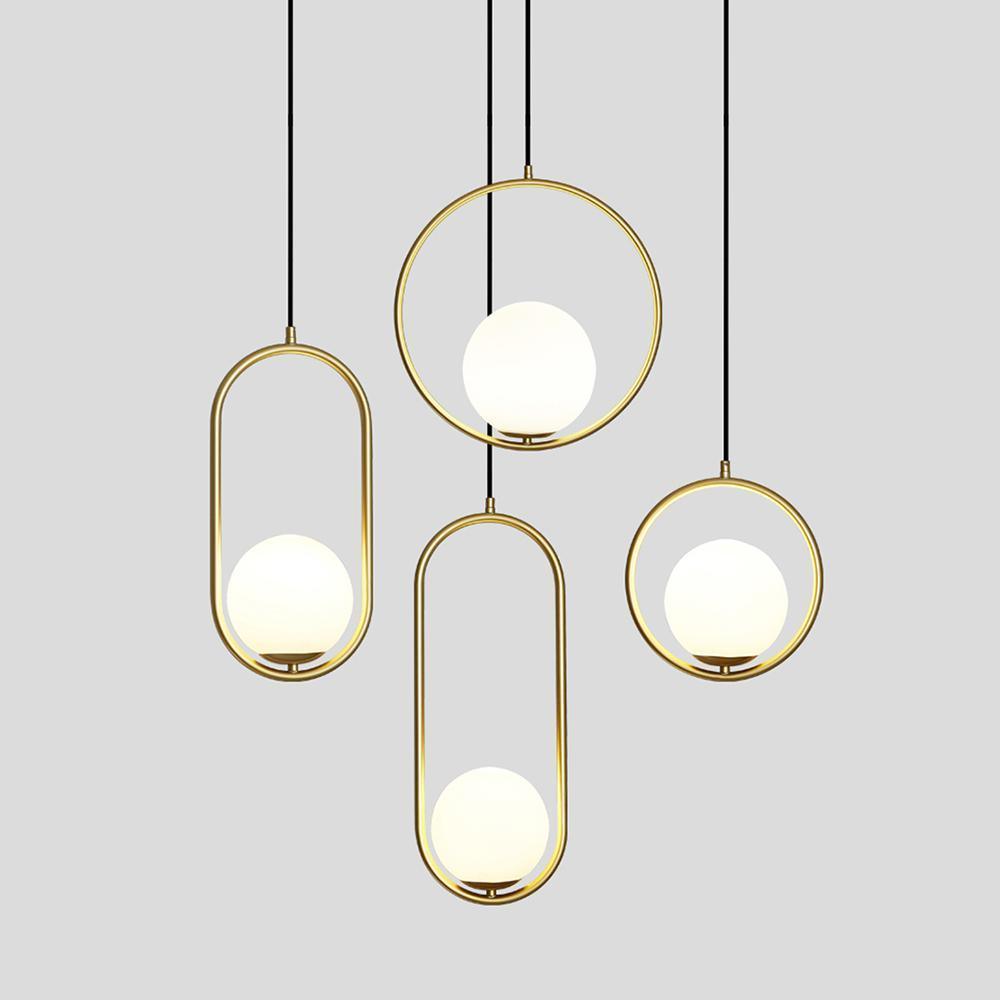 Sorveth Contemporary Brass Pendant Light