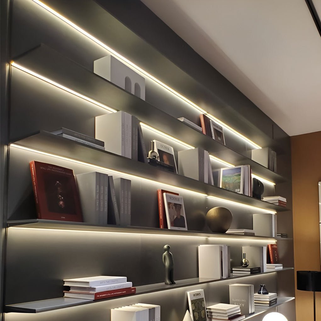 Mini Recessed Invisible LED Strip Lights Under Cabinet Lighting Linear Lights - Lamp Outdoor