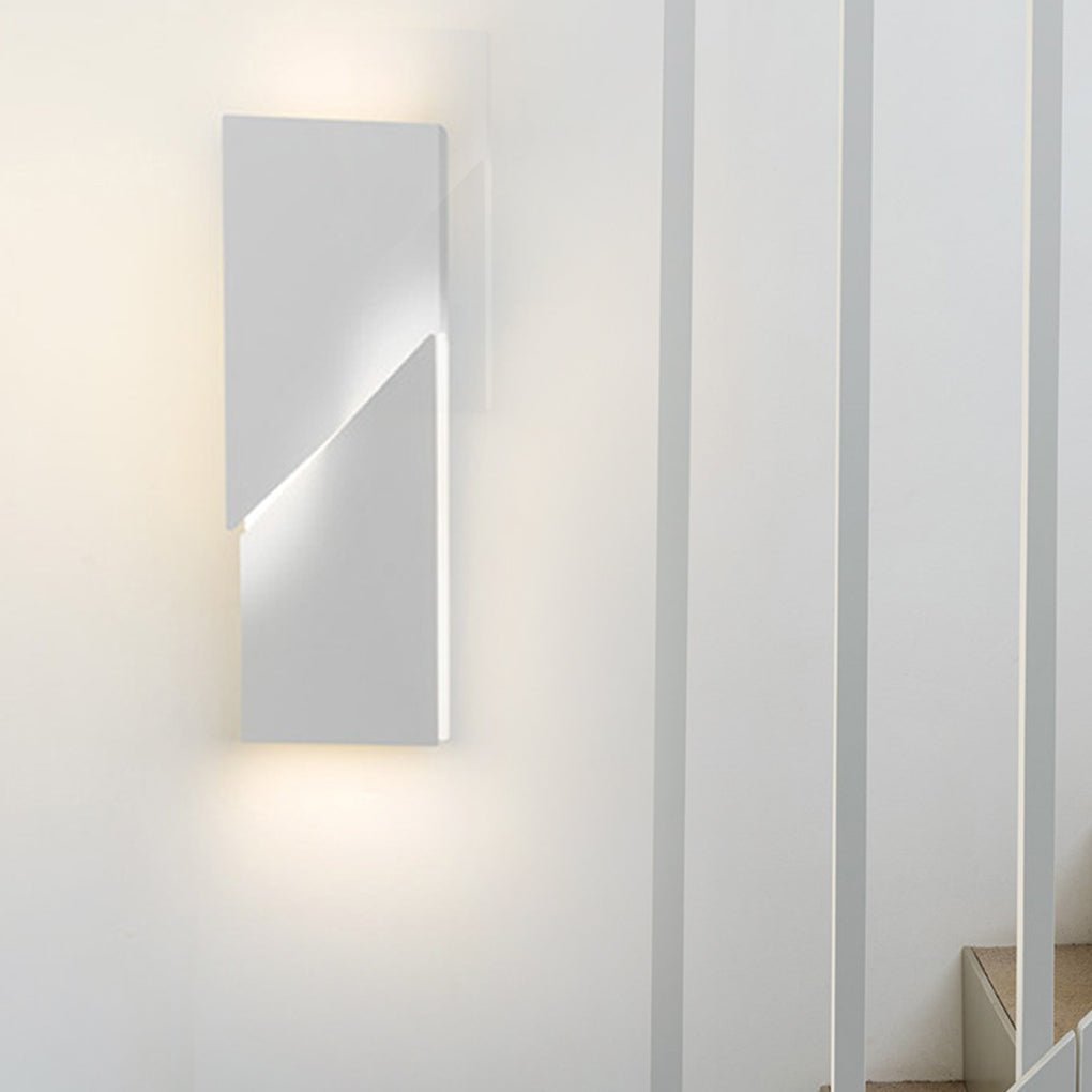 Nordic Minimalist Art Geometric Design Stepless Dimming LED Wall Lamp for Living Room - Lamp Outdoor