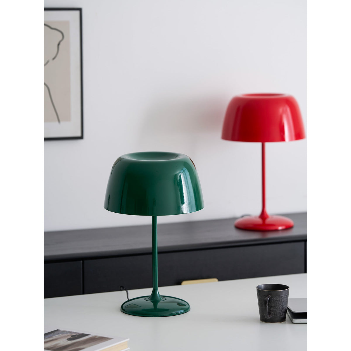 Ravenswood Mushroom Glass Table Lamp
