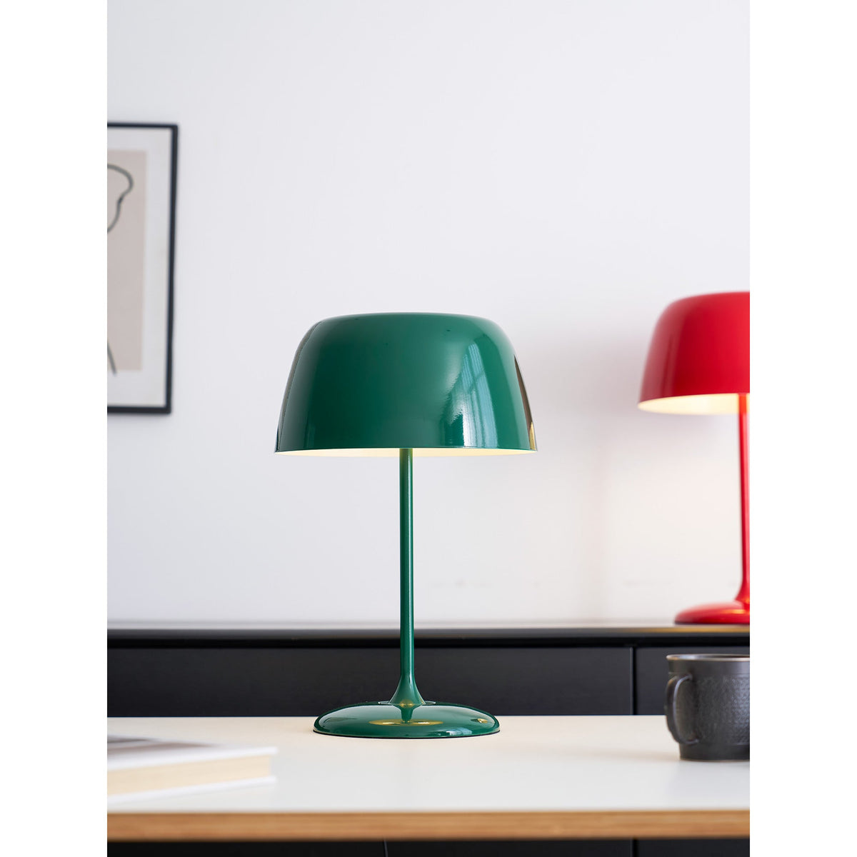 Ravenswood Mushroom Glass Table Lamp