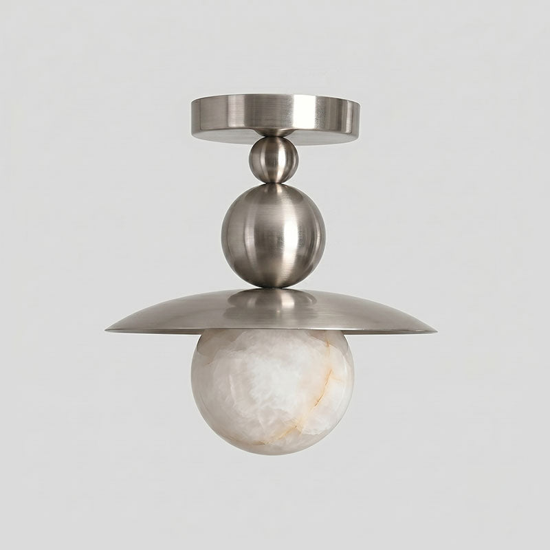 Bueva Alabaster Flush Mount Ceiling Light