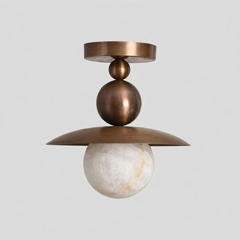 Bueva Alabaster Flush Mount Ceiling Light