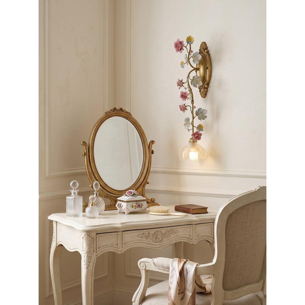 Zaya Floral Vine Shaped Indoor Wall Light