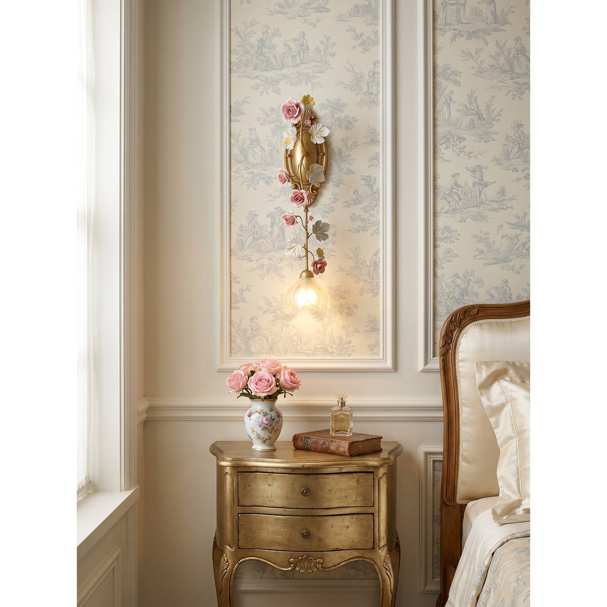 Zaya Floral Vine Shaped Indoor Wall Light