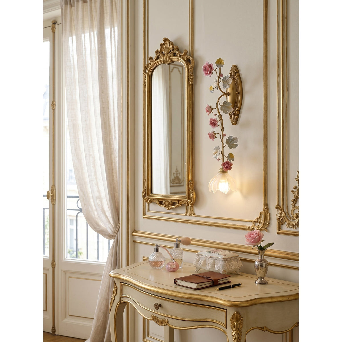 Zaya Floral Vine Shaped Indoor Wall Light