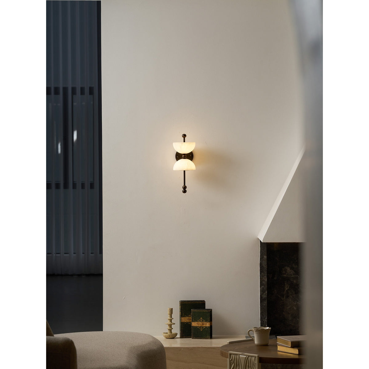Nazo Alabaster Indoor Wall Light