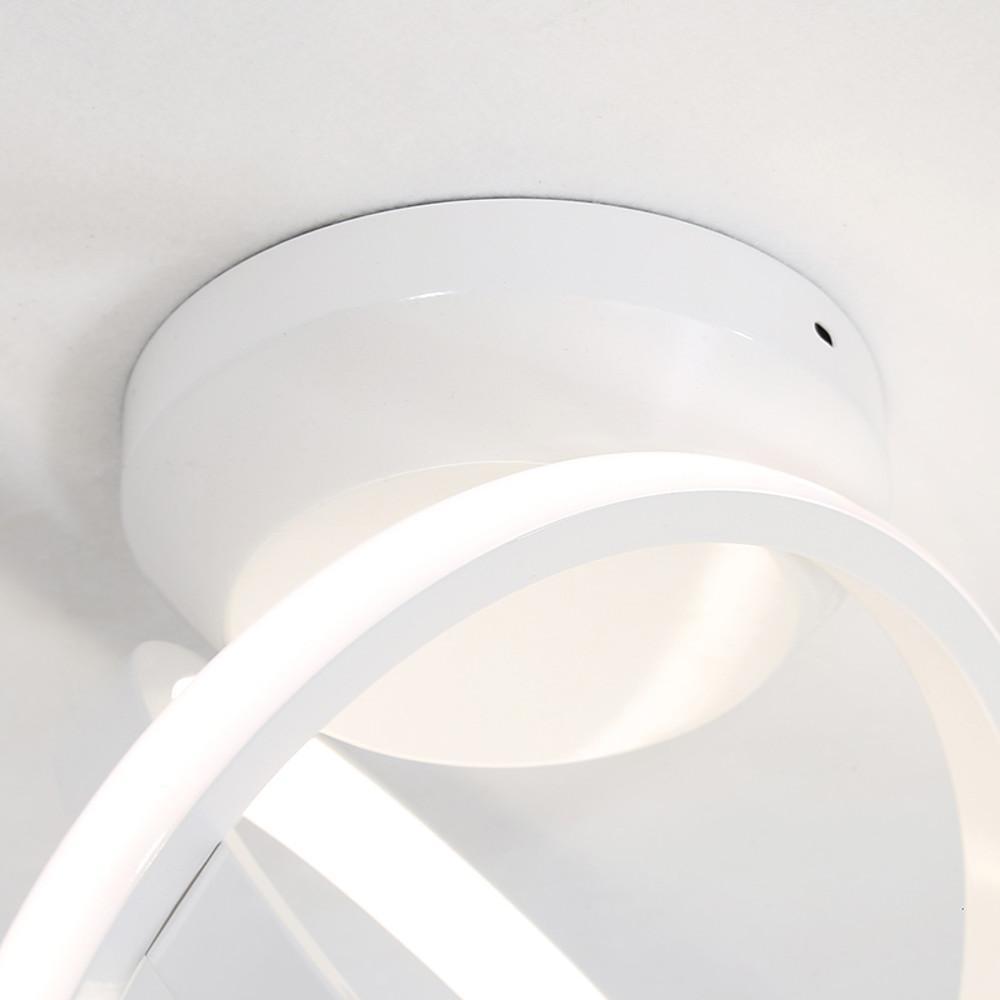 Creative Circles LED Black Modern Ceiling Lights Flush Mount Lighting - Lamp Outdoor