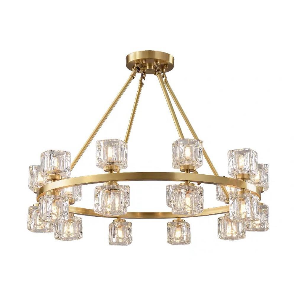 Circles Spotlights Industrial Brass Chandeliers LED Ceiling Light - Lamp Outdoor